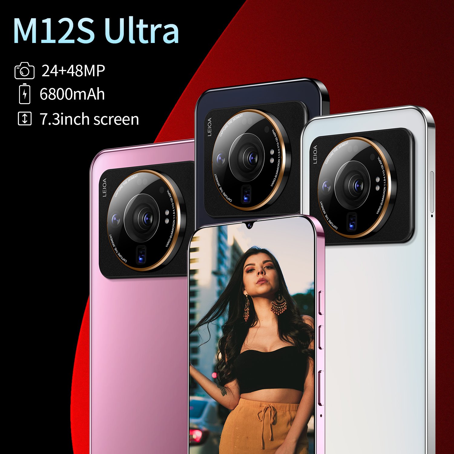 24mp+48mp Full Display Android 10 hikvi action camera 5g mobile phone red magic 8 pro